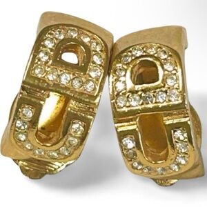 Christian Dior “CD” logo earrings vintage
